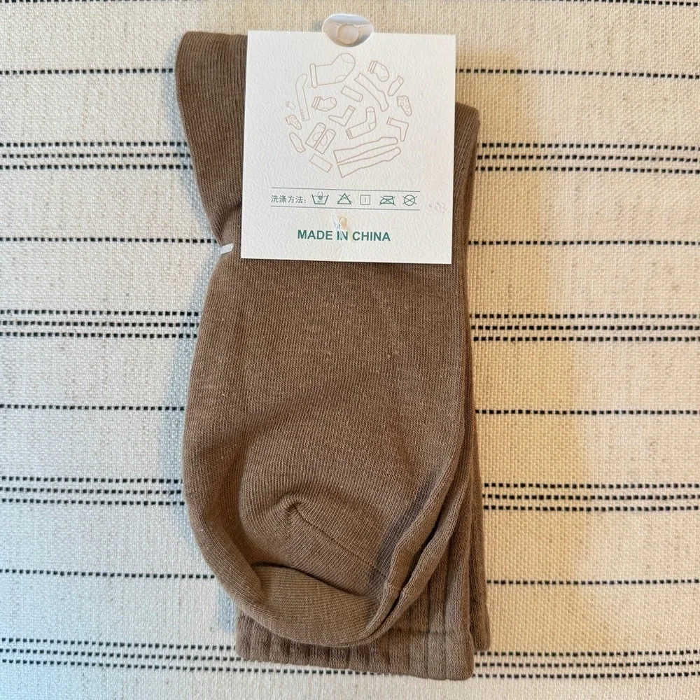 Embroidered Teddy Bear Ankle Crew Socks